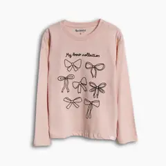 undefined - Polo Manga Larga Bordado Lazos Niña Redwood