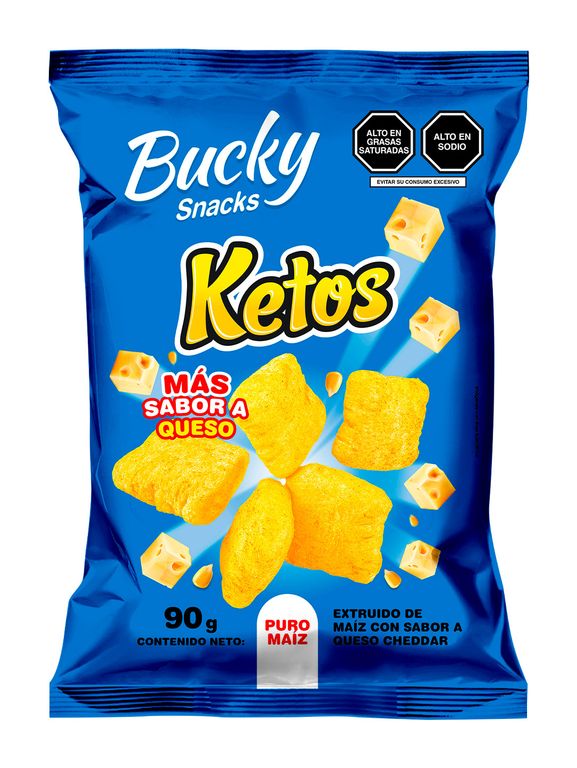Snack Ketos Bucky Snacks Bolsa 90 g