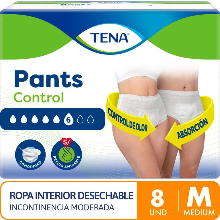 Pañal para Adulto Tena Talla M Empaque 8 Und