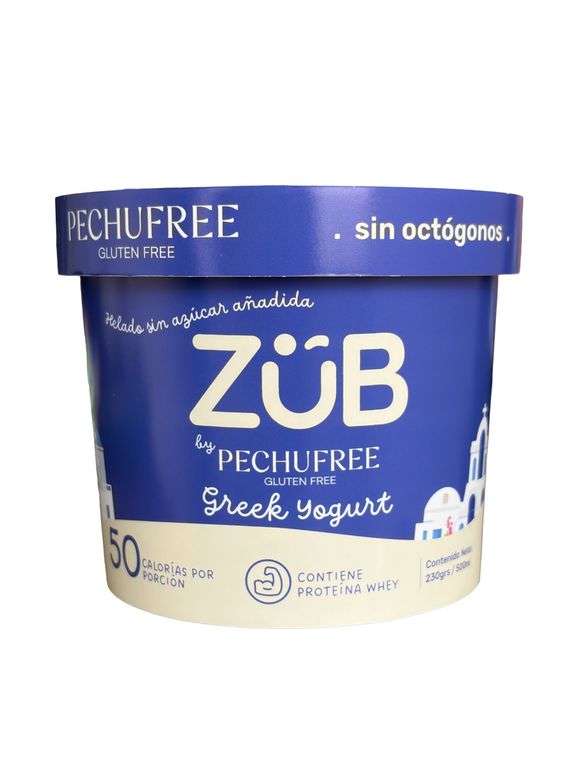 Helado Greek Yogurt Zub Zero Pote 230 g