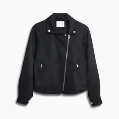 REDWOOD - Casaca Suede Biker Mujer Redwood