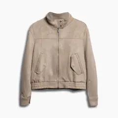 REDWOOD - Casaca Suede Bomber Mujer Redwood