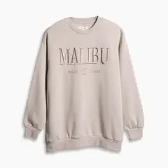 REDWOOD - Sudadera Franela Oversize Mujer Redwood