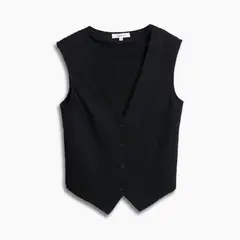 REDWOOD - Top Chaleco Textura Mujer Redwood
