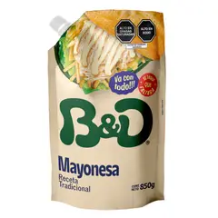 B&D - Mayonesa B&D Doypack 850 g