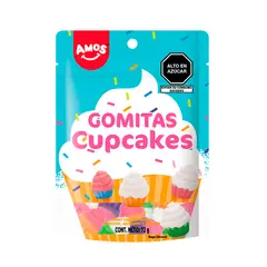 AMOS - Gomitas 4D Gummy Cupcake Amos Bolsa 72 g