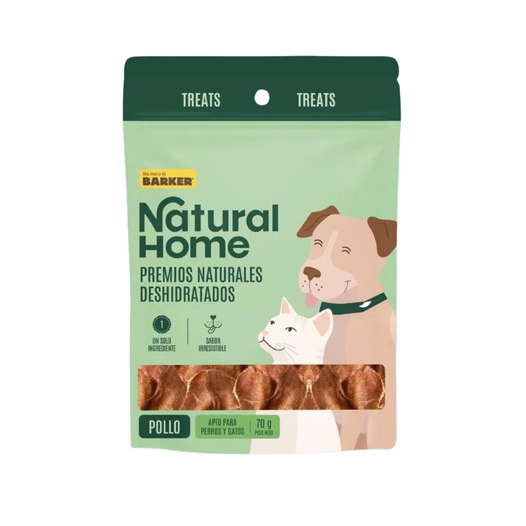 Snack de Pollo Natural Home Bolsa 70 g