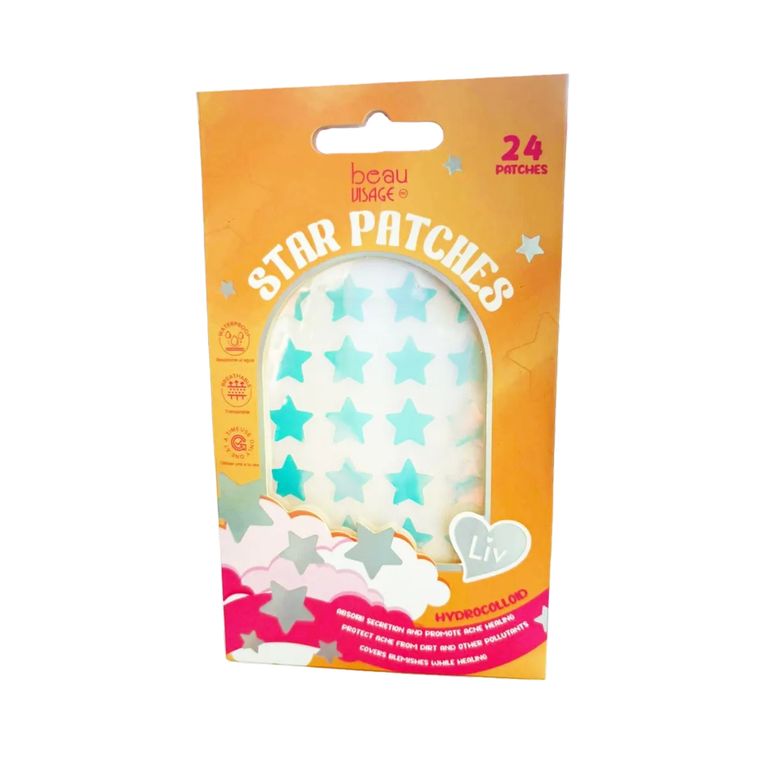 Parche para Acné Diseno Estrella Beau Visage Caja 24 Und