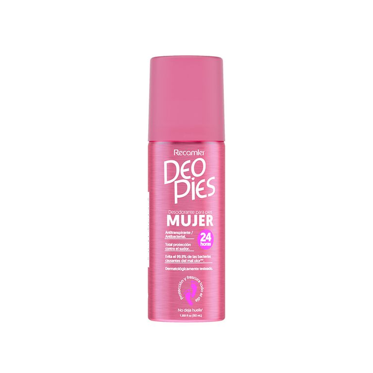 Desodorante para Pies en Aerosol Deo Pies Mujer Botella 50 mL