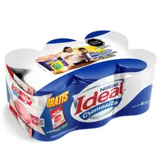 IDEAL - Leche Ideal Cremosita Pack 6 Und + Gelatina Umsha Bolsa 120 g
