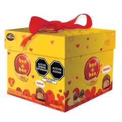 BON O BON - Chocolate Bon O Bon Multipack Maní Cacahuate Cereal Caja 64 g