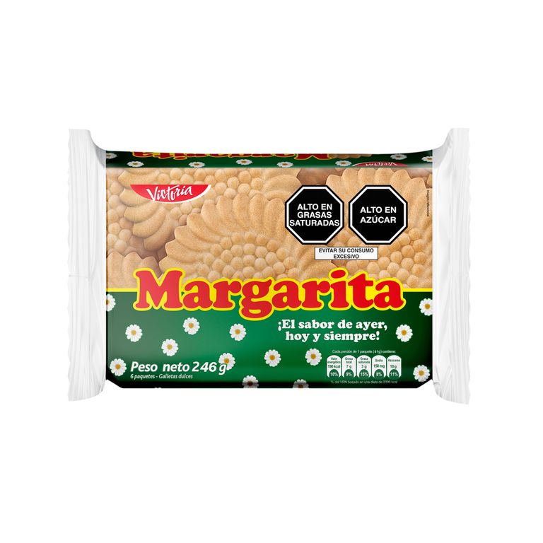 Galletas Margarita Sixpack Empaque 246 g