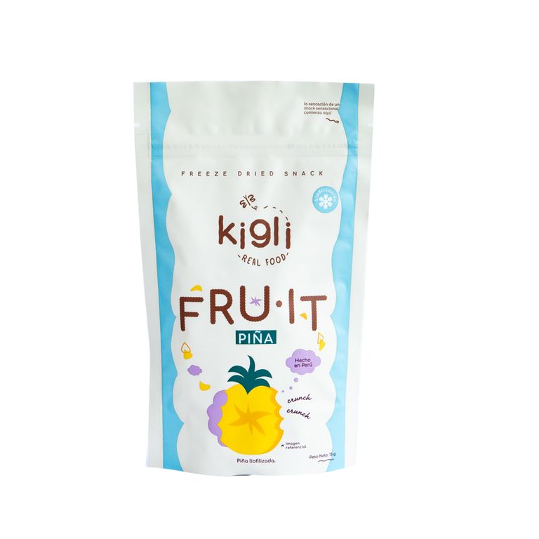 Piña Liofilizada Kigli Fruit Doypack 15 g