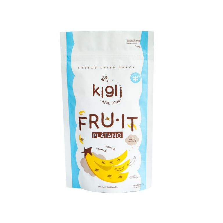 Plátano Liofilizado Kigli Fruit Doypack 25 g
