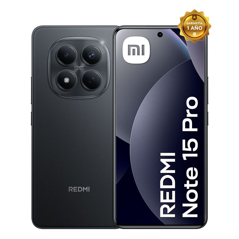 Smartphone Xiaomi Redmi Note 15 Pro Negro 8Gb 256Gb
