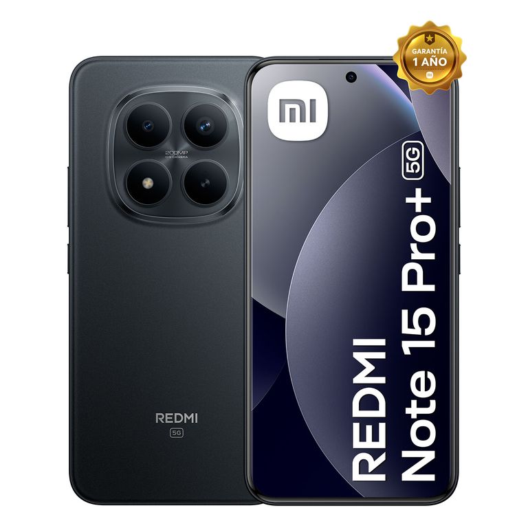 Smartphone Xiaomi Redmi Note 15 Pro+ 5G Negro 12Gb 512Gb