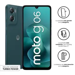 MOTOROLA - Smartphone Motorola G06 4+256 Azul