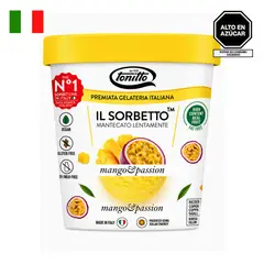 undefined - Helado Tonitto Il Sorbetto Sabor a Mango y Maracuyá Pote 500 mL