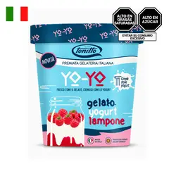 undefined - Helado Yo Yo Tonitto Yogurt de Frambuesa Pote 500 mL