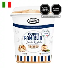 TONITTO - Helado Tonitto Tiramisú Pote 1 L