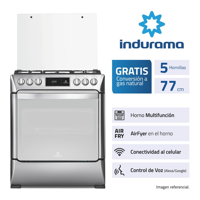COCINA 30 5H SMART CROMA CON AIR FRY