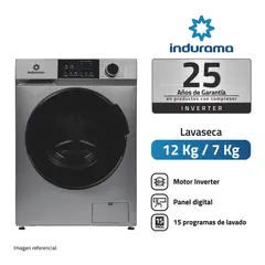 undefined - Lavaseca Indurama 12Kg Lavado 7Kg Secado Croma Lri-312C