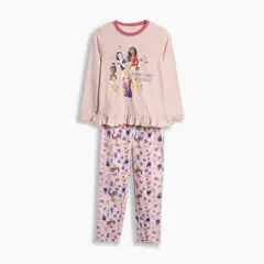 DISNEY - Pijama Franela Princesas Niña Redwood