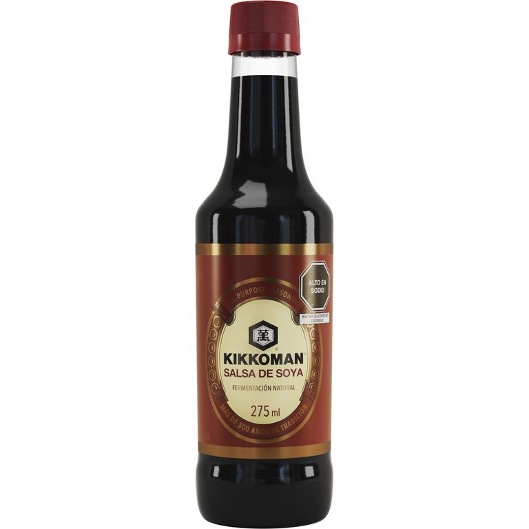 Salsa de Soya Kikkoman Botella 275 mL