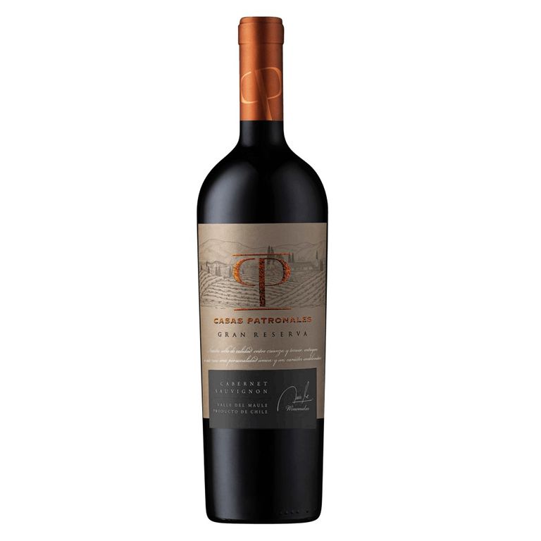 Vino Tinto Gran Reserva Cabernet Sauvignon Concha y Toro Botella 750 mL