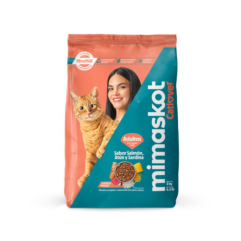 Alimento para Gatos Salmón MiMaskot Bolsa 3 Kg
