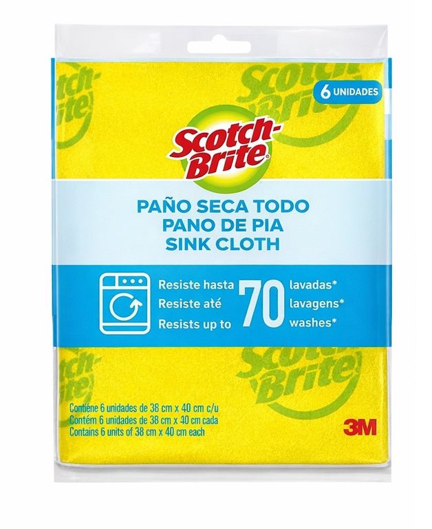 Paño Secatodo Scotch-Brite Pack 6 Und
