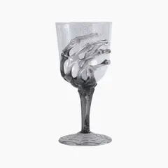 CASA JOVEN - Copa Plástico Mano Tenebrosa Gris 350 Halloween mL