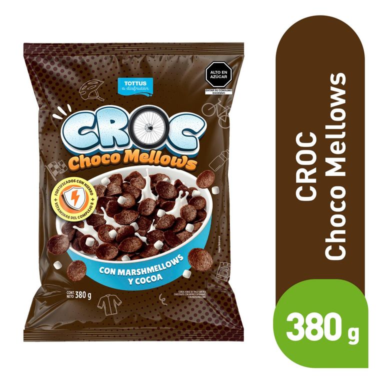 Cereal Croc Tottus Choco Mellow Bolsa 380 g