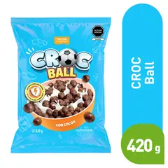 CROC TOTTUS - Cereal Croc Ball Tottus Cocoa Bolsa 420 g