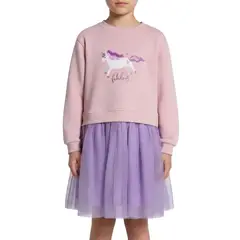 REDWOOD - Vestido Sudadera Niña Redwood