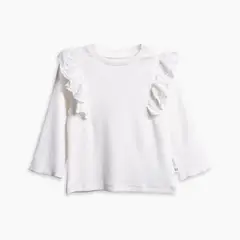 REDWOOD - Polo Manga Larga Rib Bobo Bebé Niña Redwood