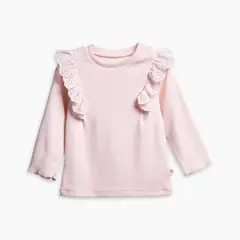 REDWOOD - Polo Manga Larga Rib Bobo Bebé Niña Redwood