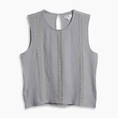 REDWOOD - Blusa Macrame Mujer Redwood