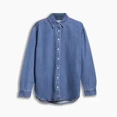 REDWOOD - Blusa Jean Manga Larga Mujer Redwood