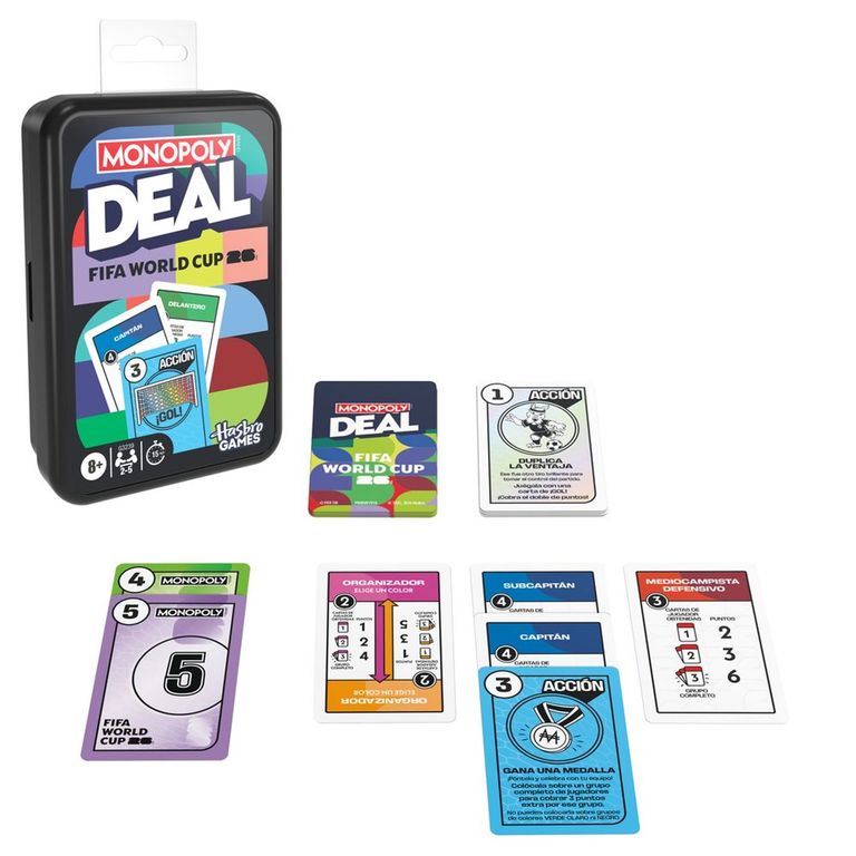 Monopoly Deal Edición Copa Mundial FIFA 2026