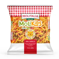 MOLITALIA - Pasta Molikids Mini Tornillo Molitalia Bolsa 220 g