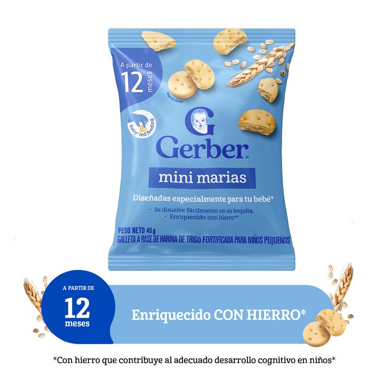 Galletas Gerber Mini Marías Bolsa 40 g
