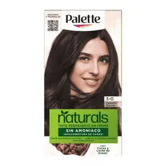 PALETTE NATURALS - Tinte Palette Naturals Sin Amoniaco 3-0 Castaño Oscuro