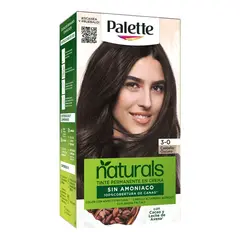 PALETTE NATURALS - Tinte Palette Naturals Sin Amoniaco 3-0 Castaño Oscuro