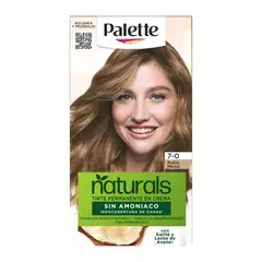 PALETTE NATURALS - Tinte Palette Naturals Sin Amoniaco 7-0 Rubio Medio