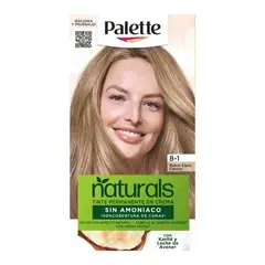 PALETTE NATURALS - Tinte Palette Naturals Sin Amoniaco 8-1 Rubio Claro Cenizo