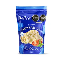 DELICE - Queso Mozzarella Rallado Delice Doypack 200 g