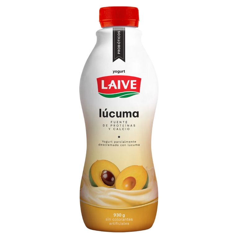 Yogurt Laive Probiótico Lúcuma Botella 930 g