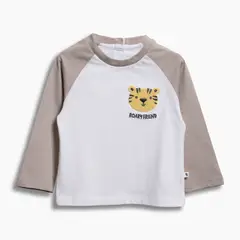 REDWOOD - Polo Manga Larga Raglan Patch Bebé Niño Redwood