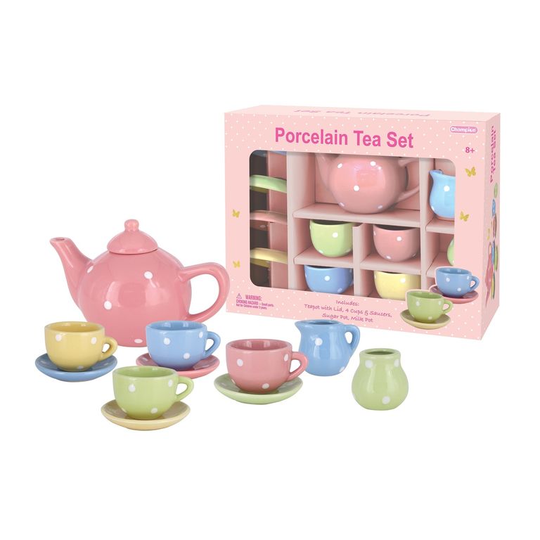 SET DE TE DE PORCELANA 12 PIEZAS